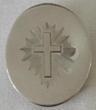 Solid sterling silver Communion Pyx